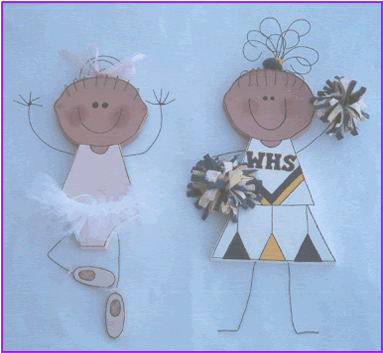 Saydi Ballerina and Kinzie Cheerleader